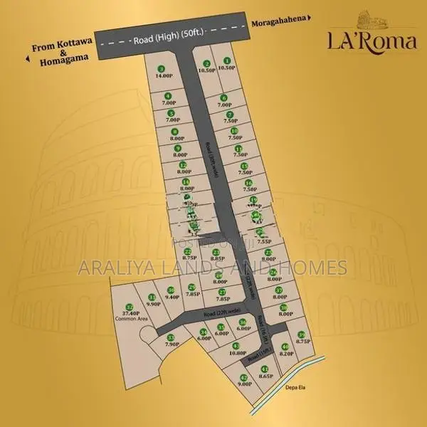 Land for Sale in Homagama - Kiriwaththuduwa