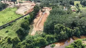 Mawak Oya Facing Land For Sale - Handpangoda