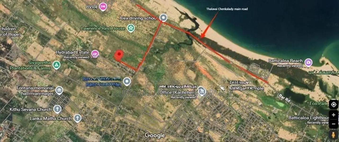 Valuable Land Near New Kachery-Batticaloa