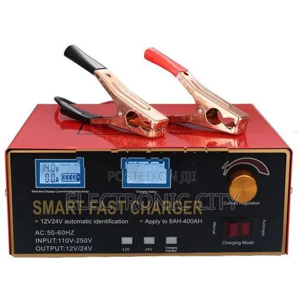 Full Automatic Intelligent Inverter Battery Charger 12V/24V (6Ah–400Ah
