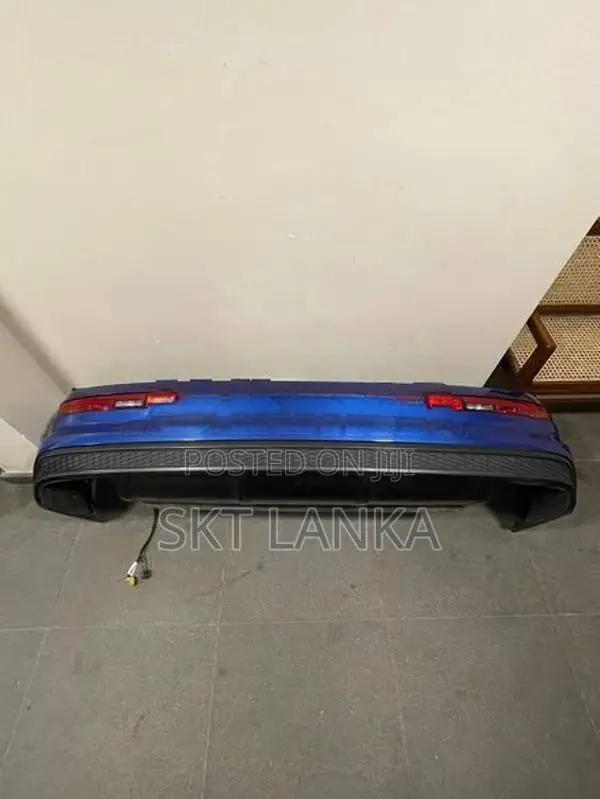 Genuine Audi Q7 2019 S Line Rear Bumper - BLUE 4M
