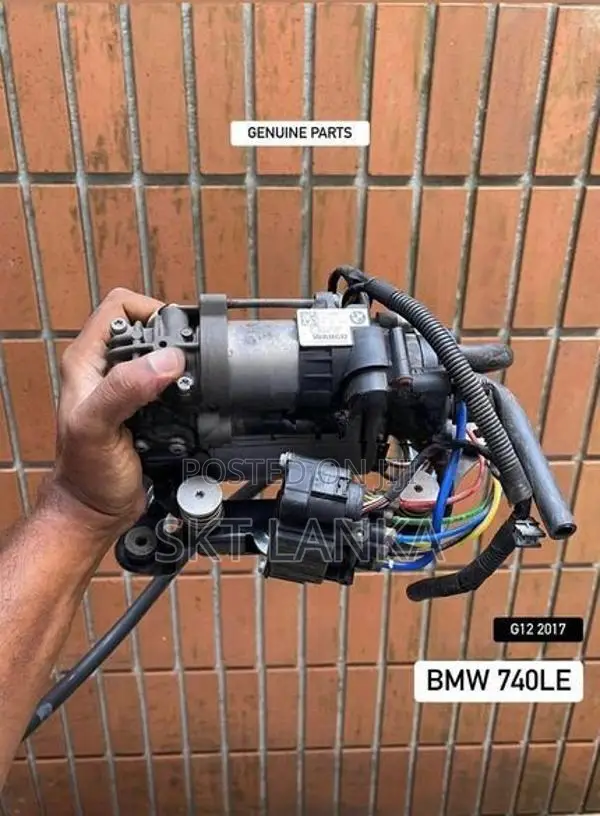 Genuine BMW 740e 740Le 2018 Air Suspension Pump Complete