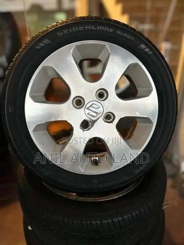 165/55 R14 SUZUKI ALLOY WHEEL SET WITH 4 Tyres