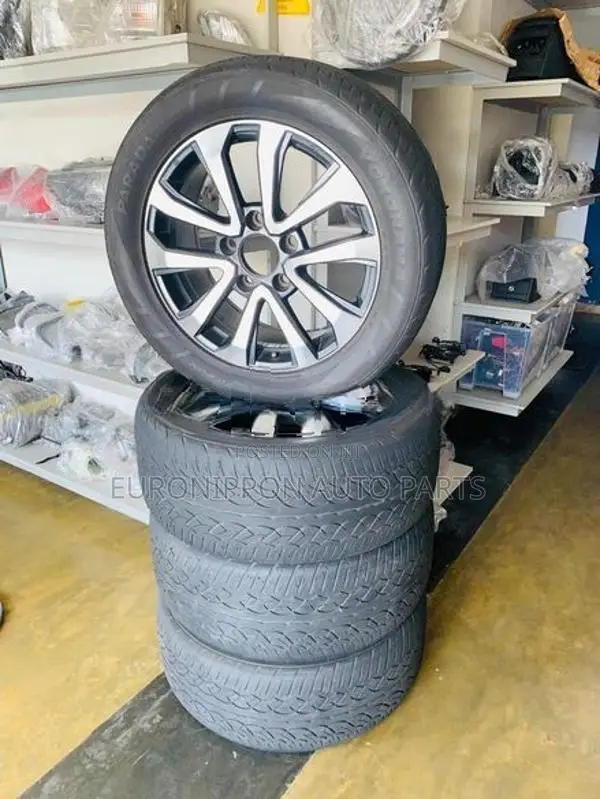20-INCH TOYOTA LAND CRUISER SAHARA ALLOY WHEEL SET WITH TYRES FOR SALE