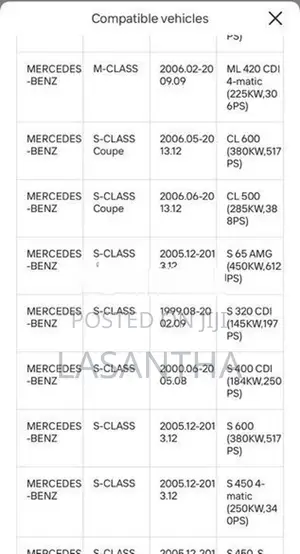 Mercedes W221 Radiator