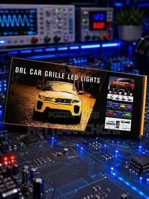 4x Smoked Lens Amber Car Light LED