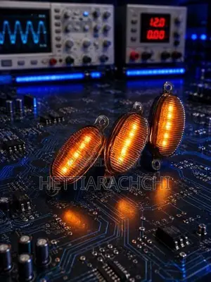 4x Smoked Lens Amber Car Light LED