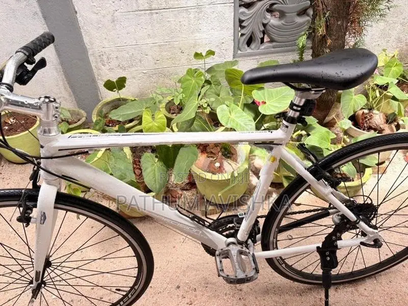 White Precision Hybrid Bike