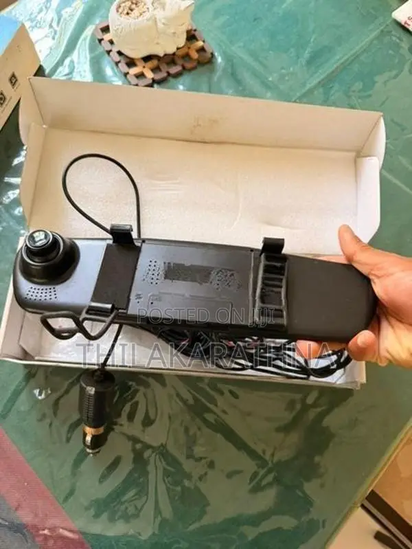 Vehicle Blackbox DVR (Full HD 1080P Rearview Mirror Dash Cam)