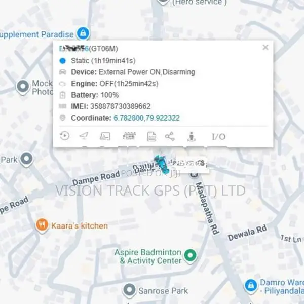 Vehicle GPS Tracker Engine Cut-Off