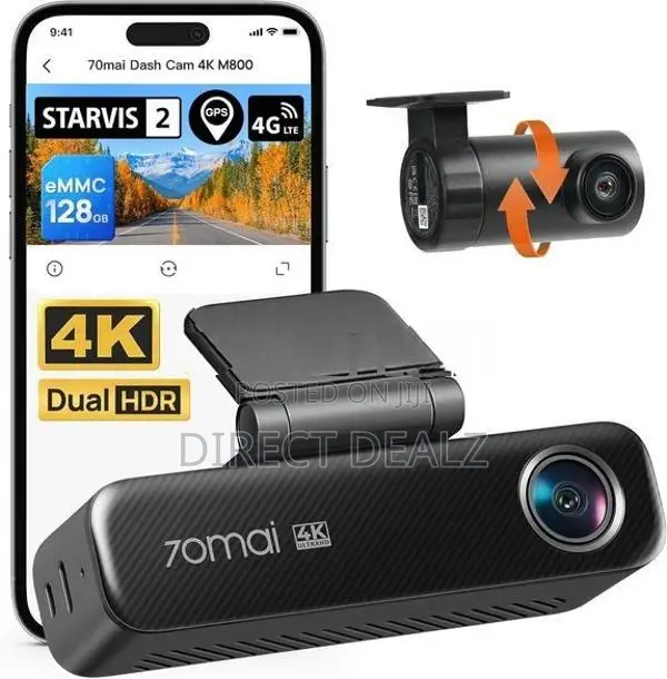 70mai 4K Dash Cam M800 - 128GB