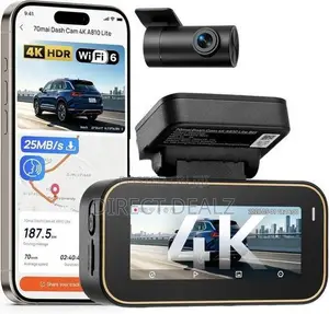 70mai A810 Lite 4K Dash Cam Front and Rear