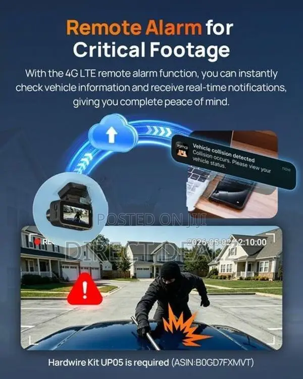 70mai A810 Lite 4K Dash Cam Front and Rear