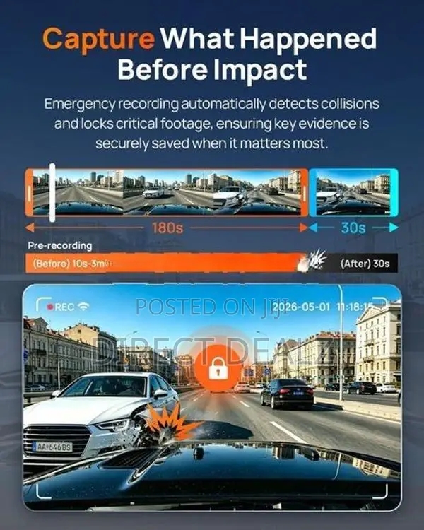 70mai A810 Lite 4K Dash Cam Front and Rear