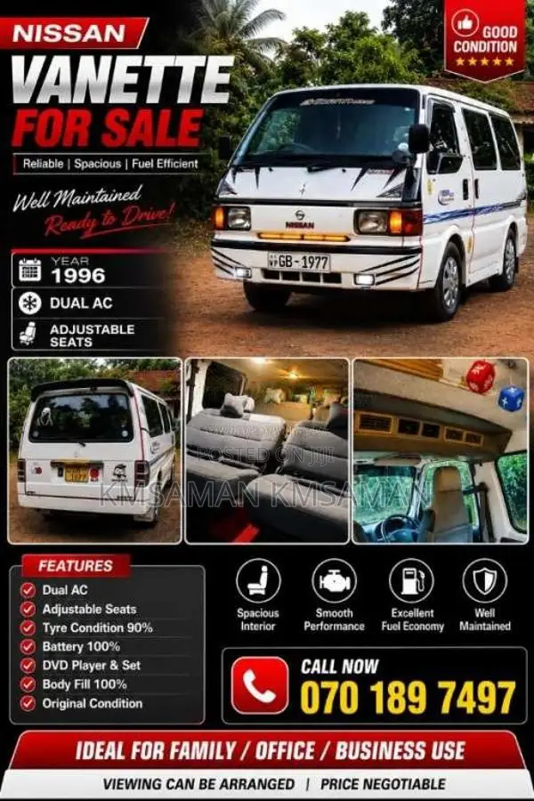 Nissan Vanette 1996 Van (Used)