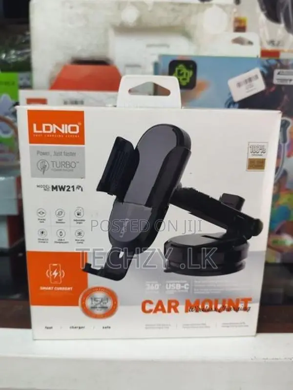 Ldnio Car Phone Holder With Wireless Charger
