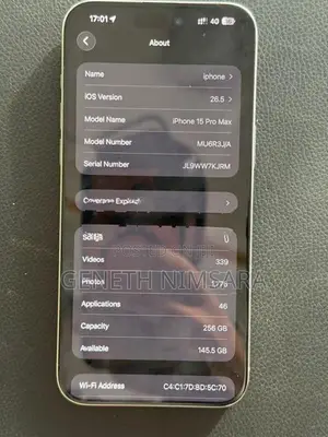 Apple iPhone 15 Pro Max (Used)