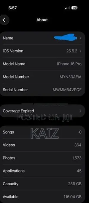 Apple iPhone 16 Pro (Used)