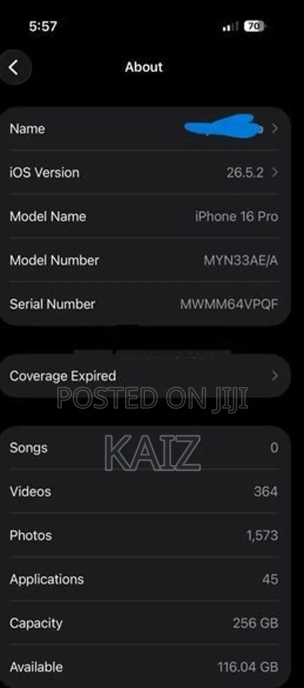 Apple iPhone 16 Pro (Used)
