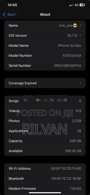 Apple iPhone XS Max (Used)
