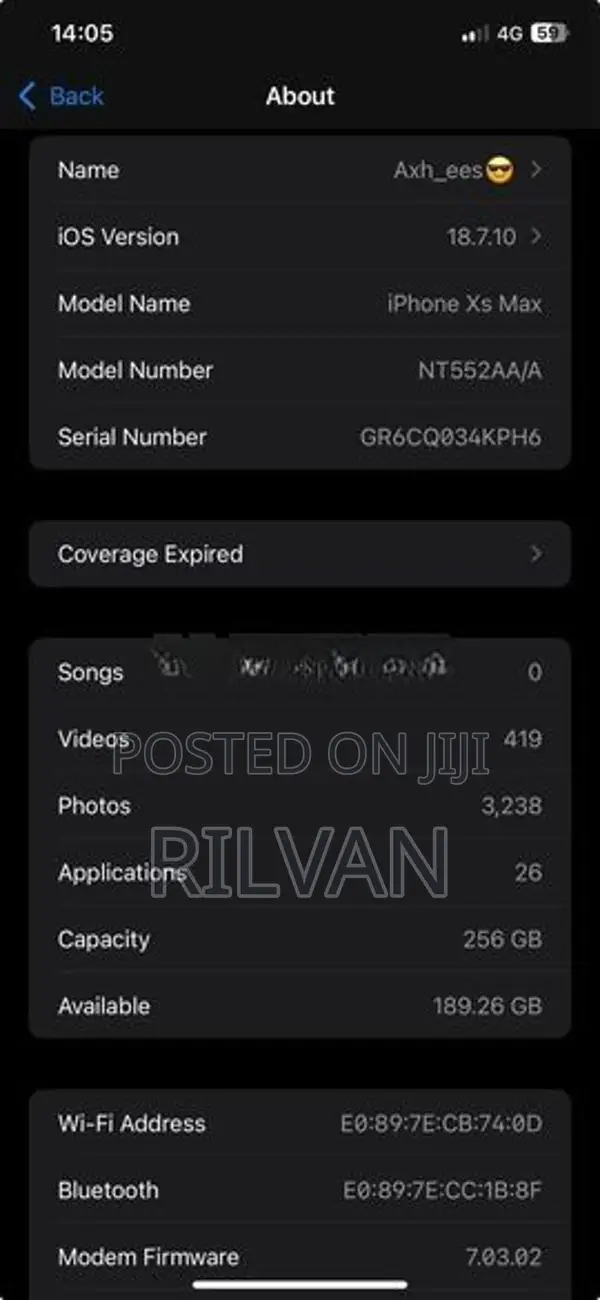 Apple iPhone XS Max (Used)