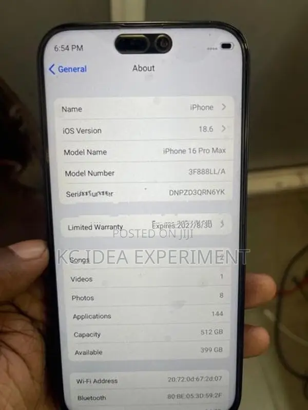 Apple iPhone 16 Pro Max (512GB) (Used)