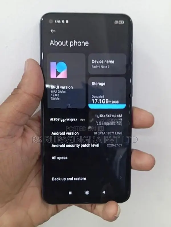 Xiaomi Redmi Note 9 128GB (Used)