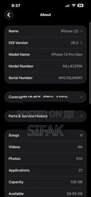 Apple iPhone 13 Pro Max (Used)