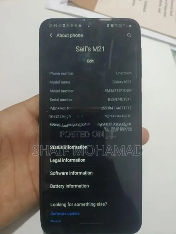 Samsung Galaxy M21 (Used)