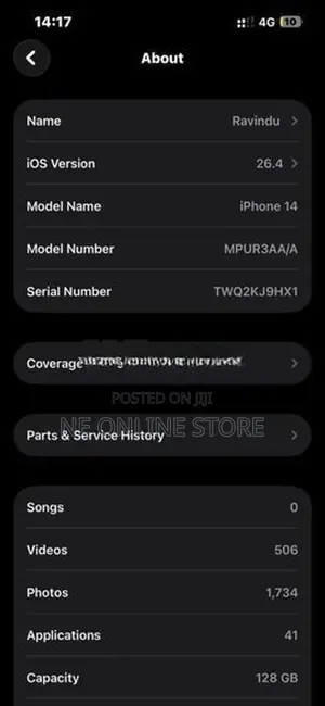 Apple iPhone 14 (Used)