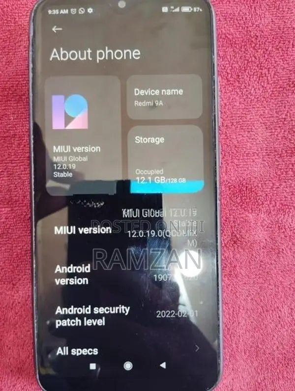 Xiaomi Redmi 9A 128GB (Used)