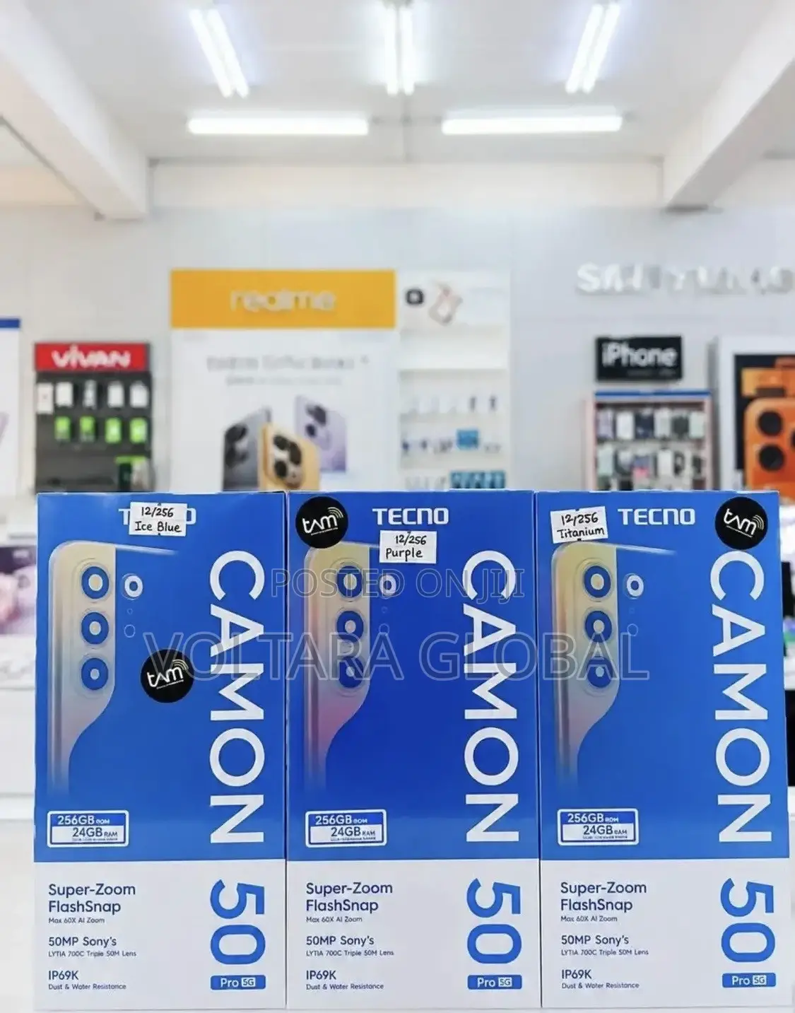 New Tecno Camon 50 Pro 256 GB Blue