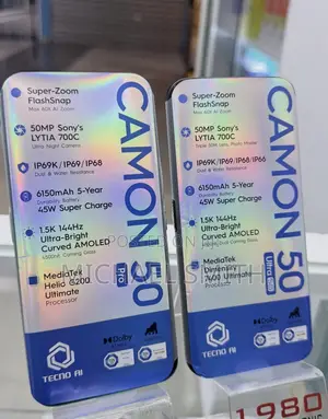 New Tecno Camon 50 Pro 256 GB Blue