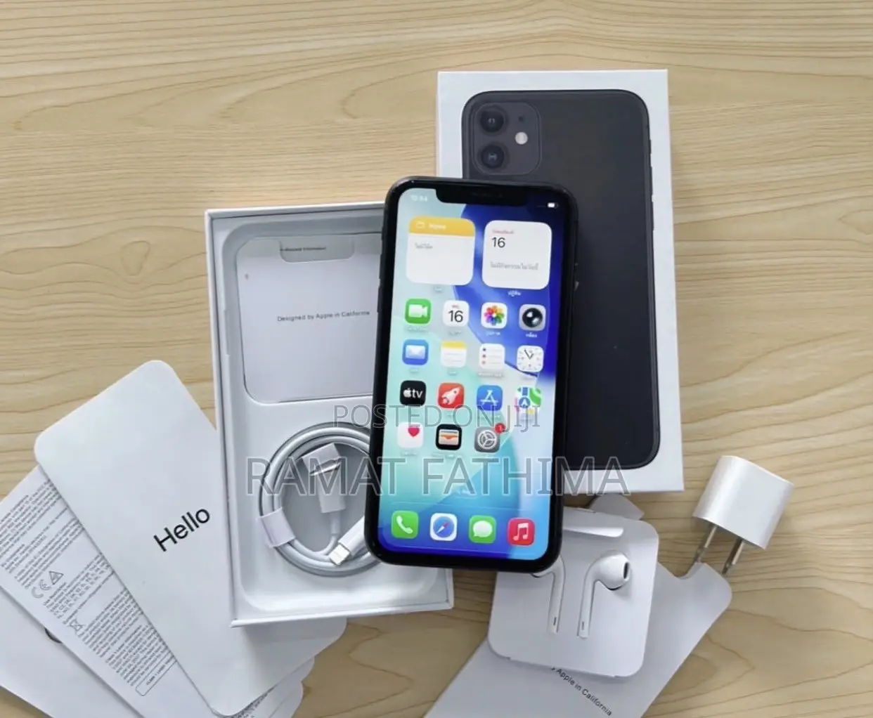 New Apple iPhone 11 256 GB Black