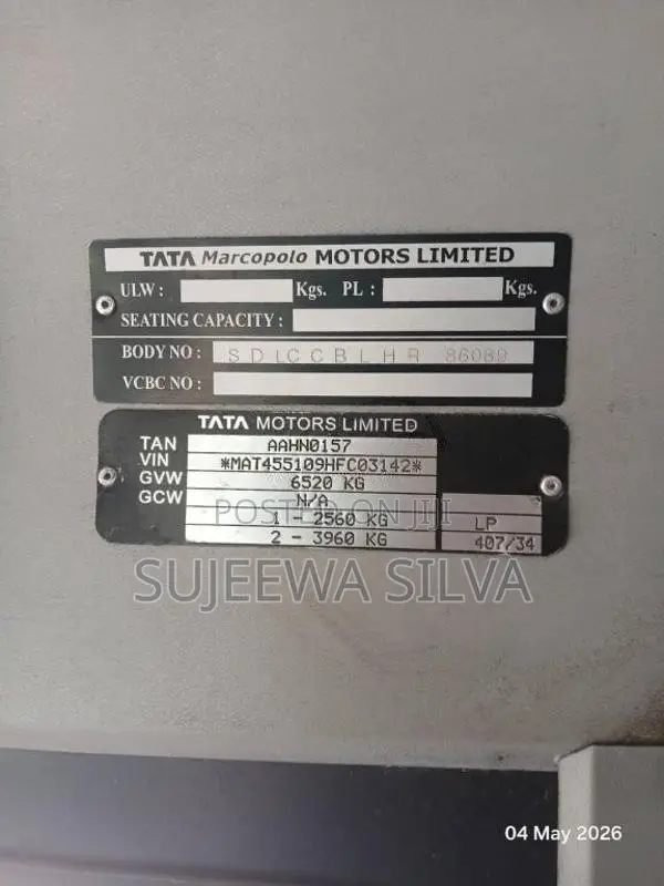 Tata 407 2018 Bus (Used)