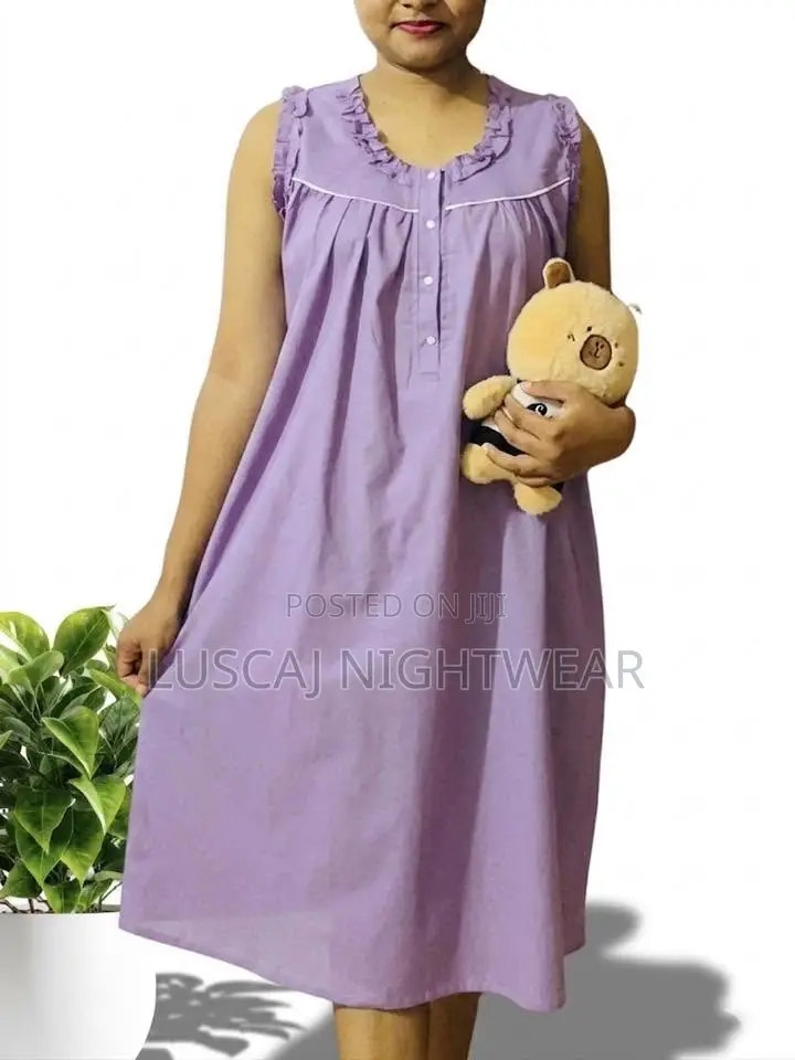 Full Cotton Newest Nightdress
