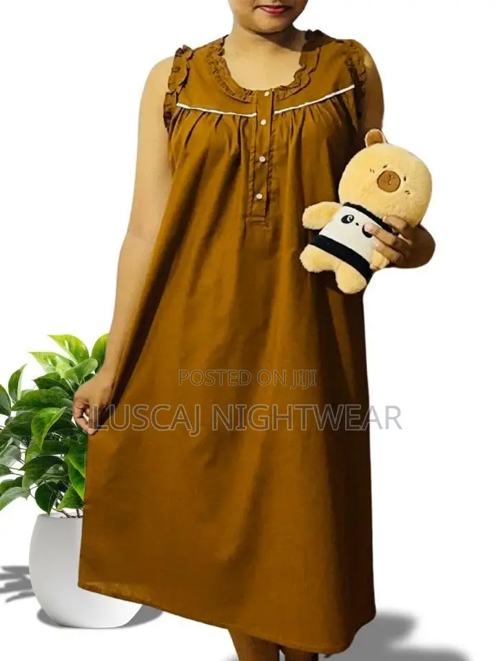 Full Cotton Newest Nightdress
