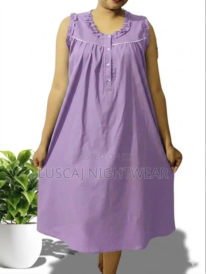 Full Cotton Newest Nightdress