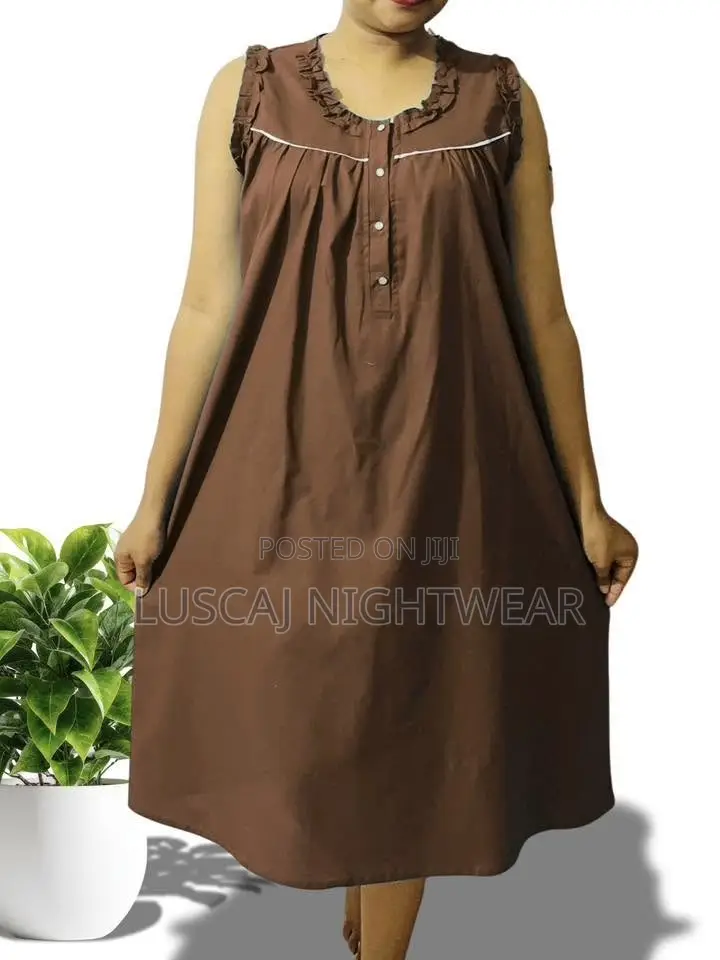 Full Cotton Newest Nightdress
