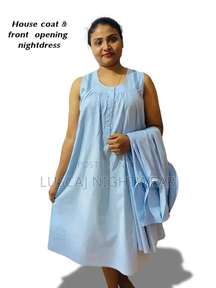 Front-Open Night Dress & House Coat