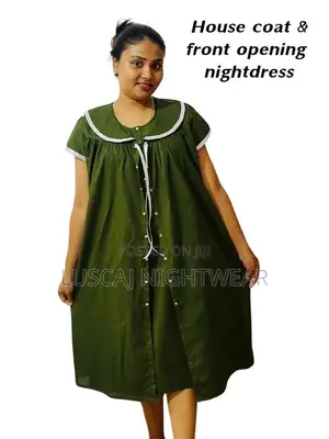 Front-Open Night Dress & House Coat