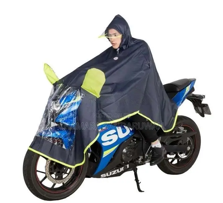 Full covered moto rain coat for Motorbike
