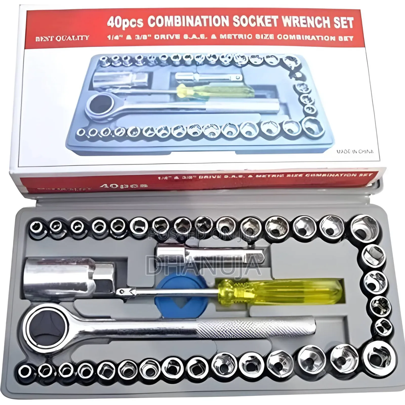 AIWA 40-Piece Professional Combination Socket Wrench Set 🔧