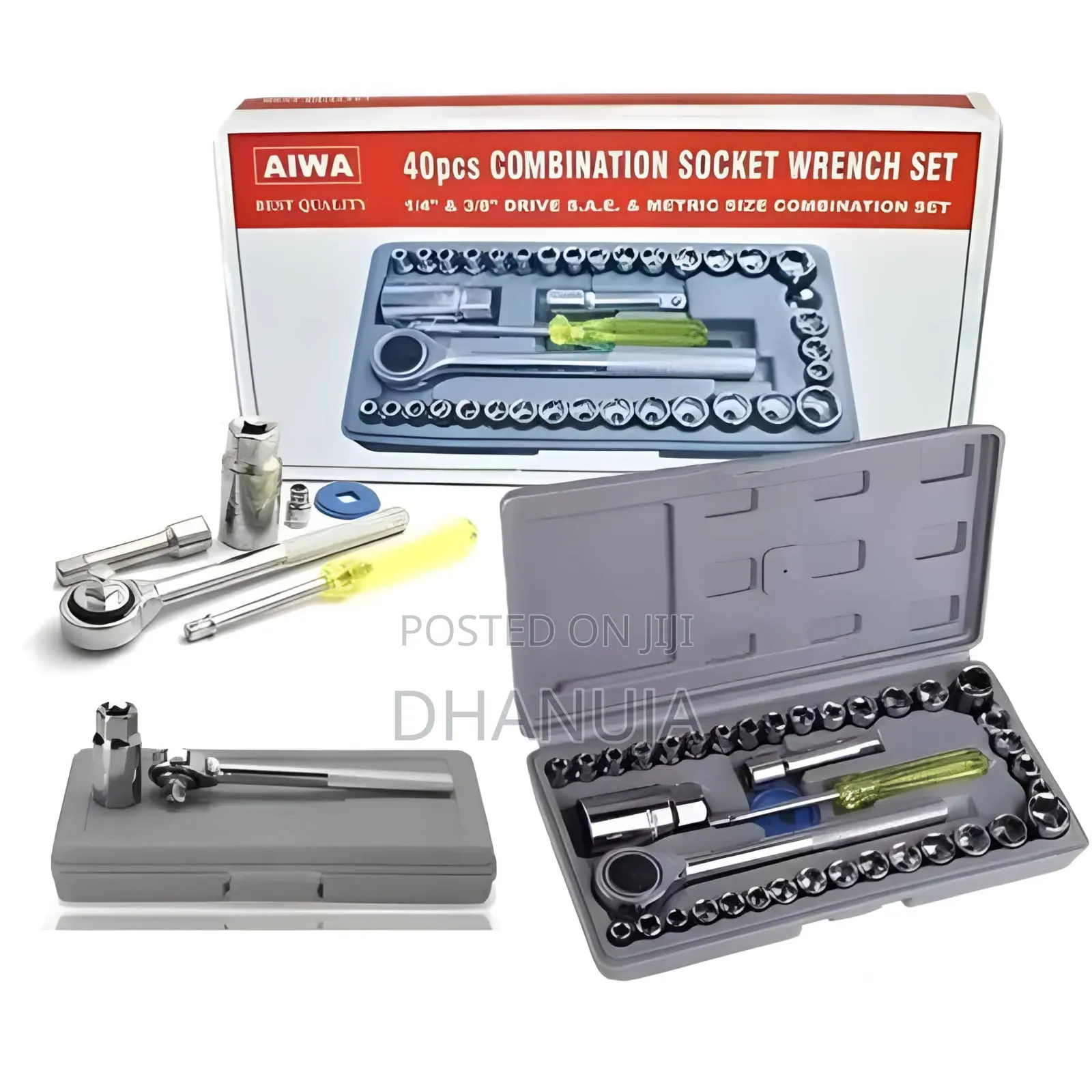 AIWA 40-Piece Professional Combination Socket Wrench Set 🔧