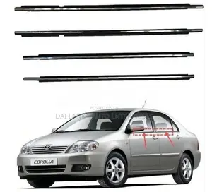 Toyota Corolla 121 Weatherstrip Set Chrome