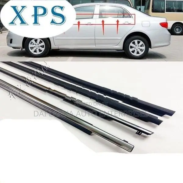 Toyota Corolla 141 Weather Strip Set Chrome