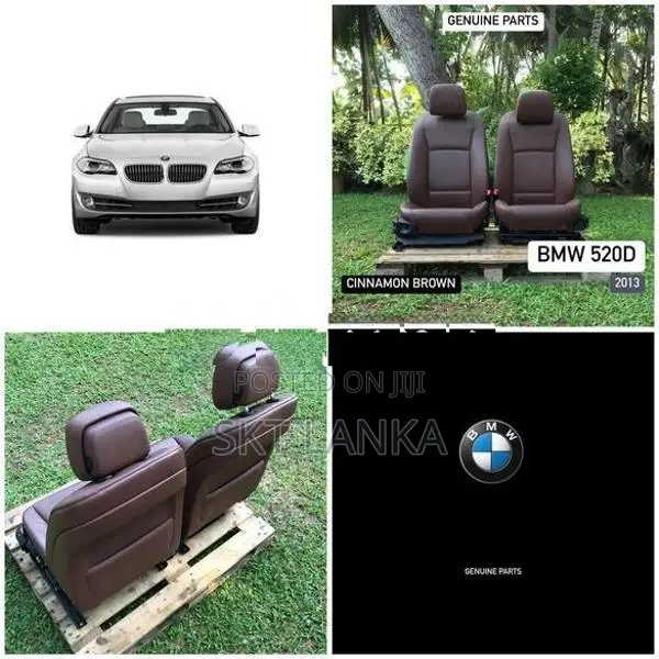 Genuine 5 Series 520d F10 Front seats set interior - CINNAMON BROWN