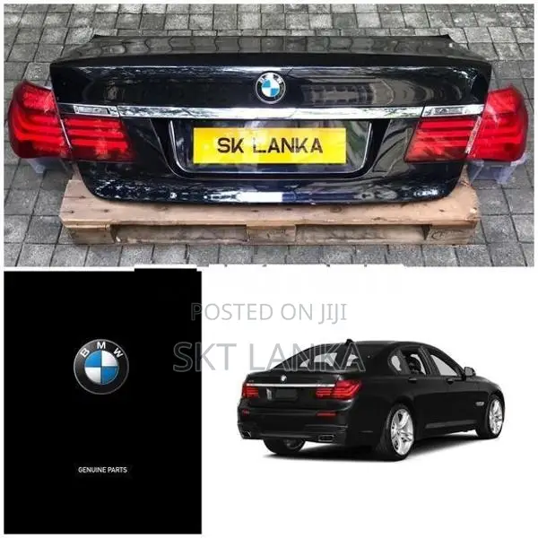 Genuine BMW 740e 2013 Facelift rear LED lights bootlid ACTIVE 7 740Le