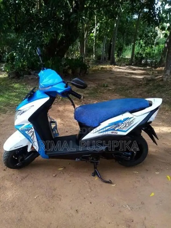 Honda Dio White With Blue 2018