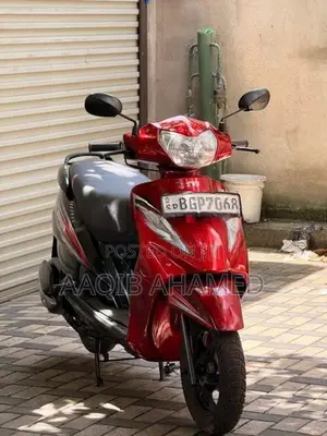 TVS Wego Red With Black 2018
